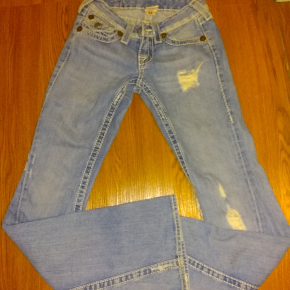 Rare true religion Joey super t jeans